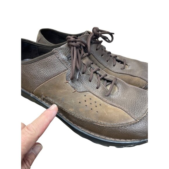 Keen Cush Mens Brown leather casual walk shoes sneakers sz 15 SKU 9605 - Picture 14 of 16